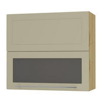 KÜCHENHÄNGESCHRANK Kvantum W8BS/80 Vanille Matt / Eiche Artisan Matt 80 / 32,5 / 72cm - Creme/Eiche Artisan, Holz/Holzwerkstoff (80/72/32.5cm) - Feldmann-Wohnen