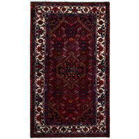 TEPPICH Assadabad Rot 240/139 cm Schurwolle - Rot, Textil (139/240cm) - Looma