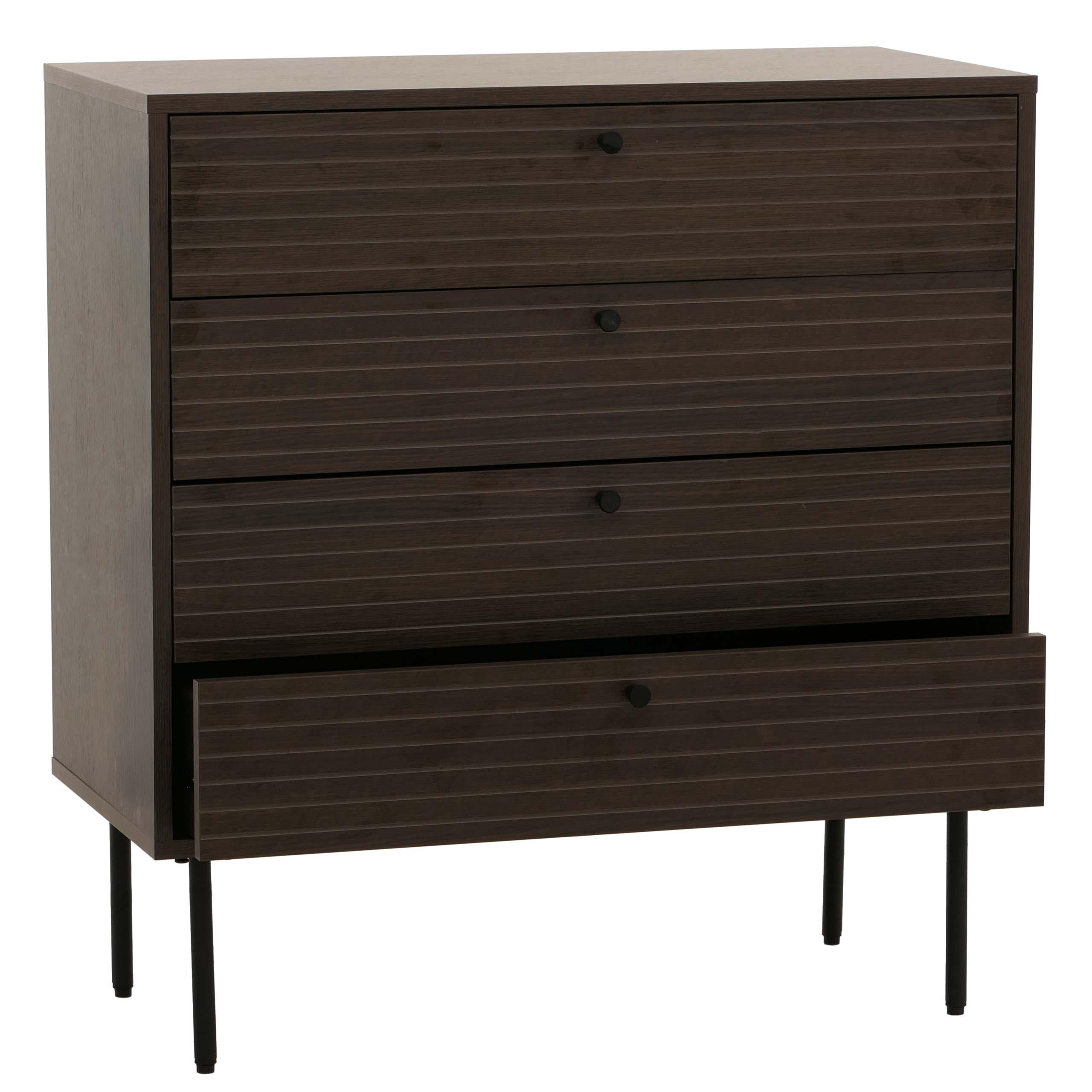 KOMMODE Dunkelbraun - Dunkelbraun, Holz (40/80/85cm) - MCW