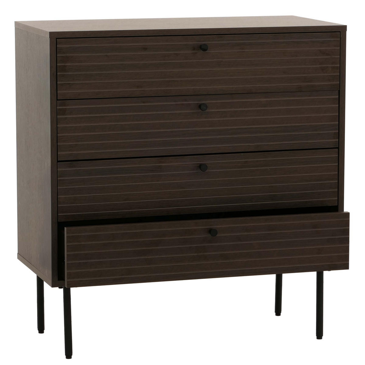KOMMODE Dunkelbraun - Dunkelbraun, Holz (40/80/85cm) - MCW