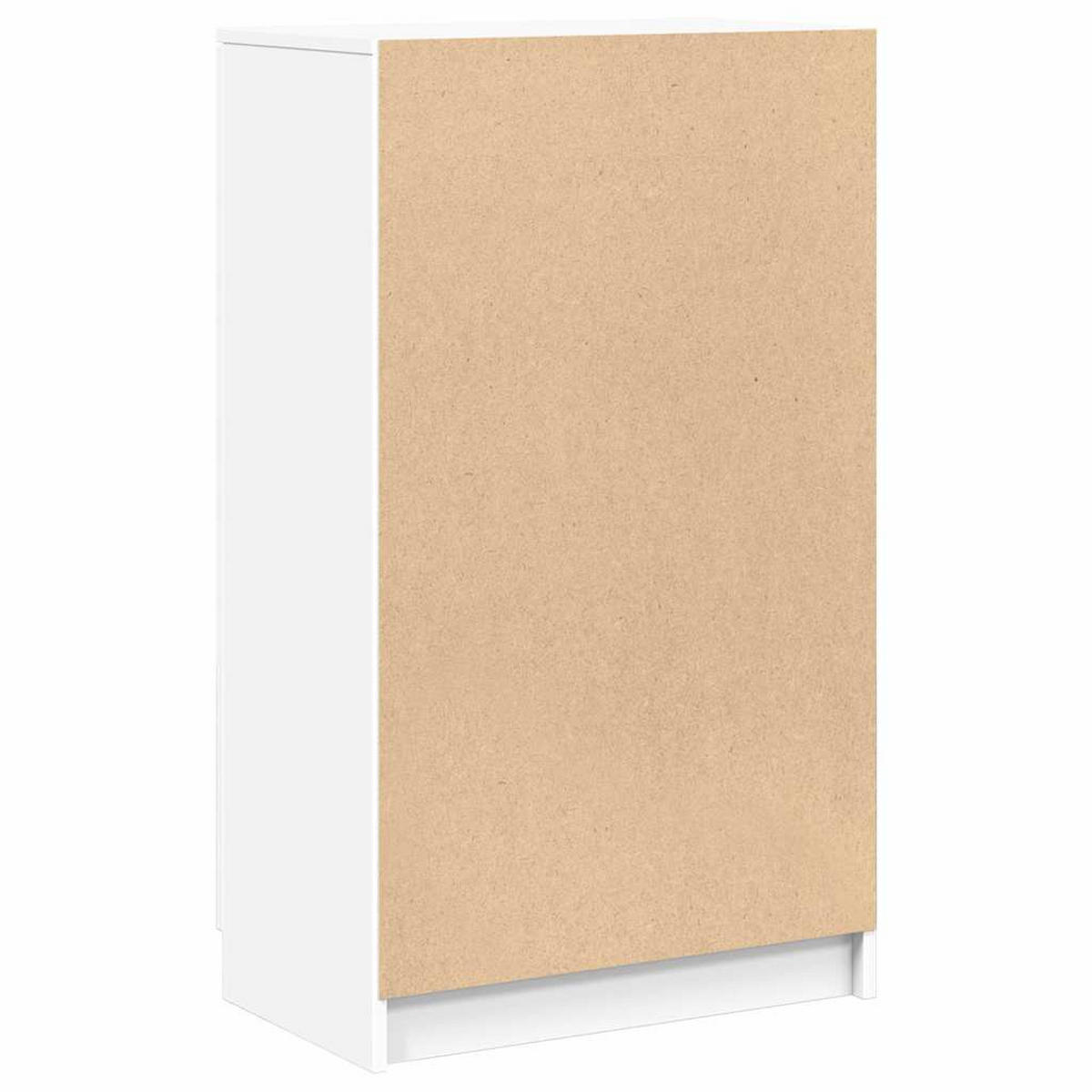 SCHUHSCHRANK Weiss 59/35/100,5 Cm Holzwerkstoff - Weiß, Holzwerkstoff (35/100.5/59cm) - vidaXL