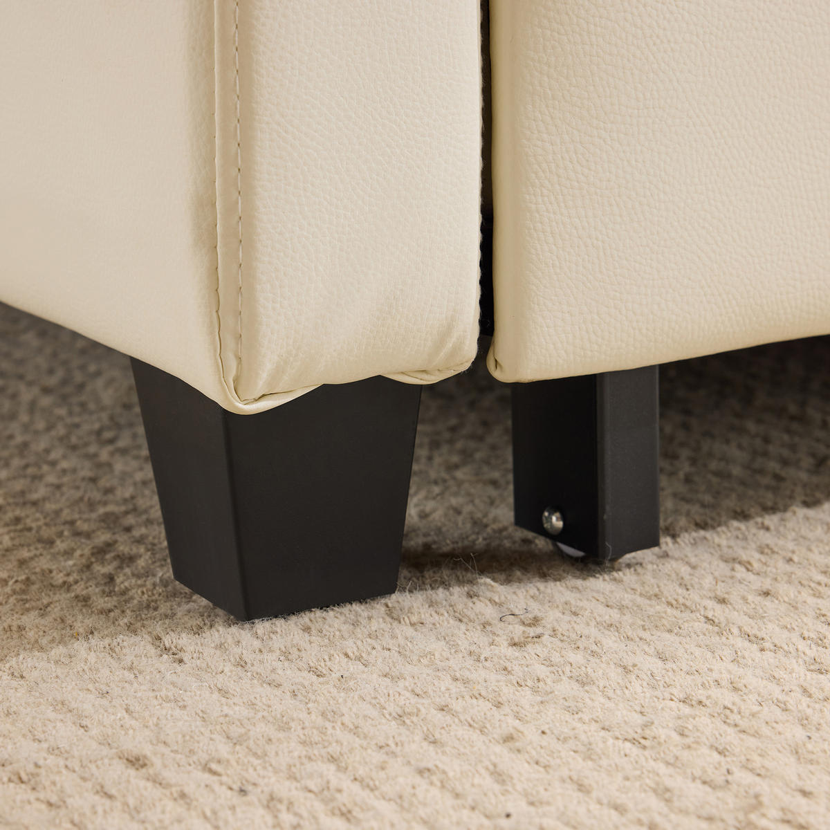 SCHLAFSESSEL DE-35007 3-in-1 mit USB und Getränkehaltern Weiß - Weiß, Metall (87/84/74cm) - ComfortXL