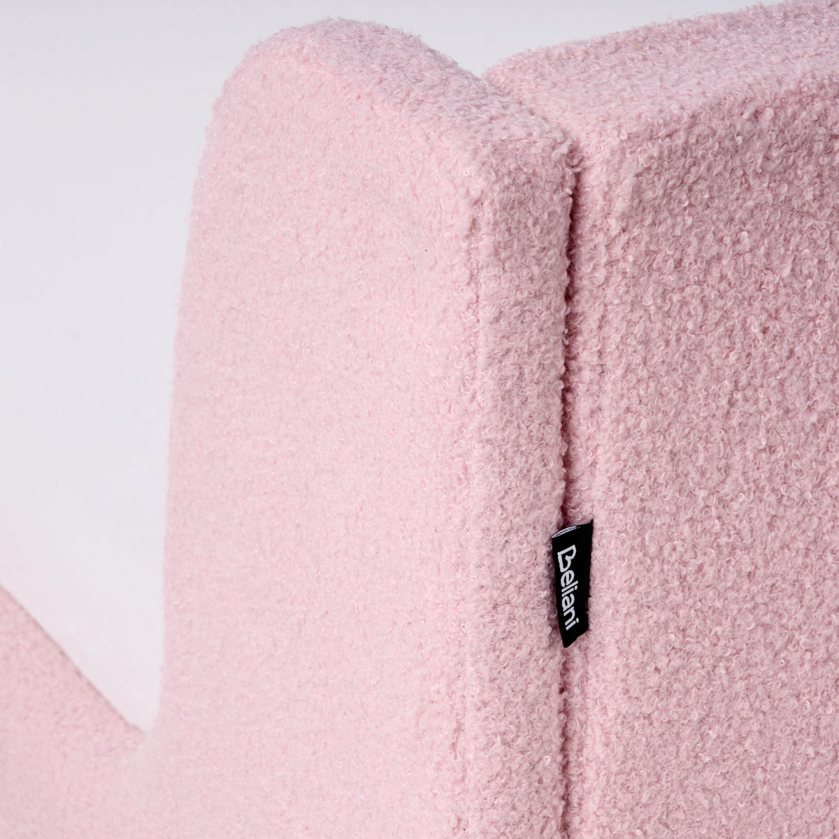 KINDERBETT 90x200 cm Rosa Laye - Pink, Textil (90/200cm) - Beliani