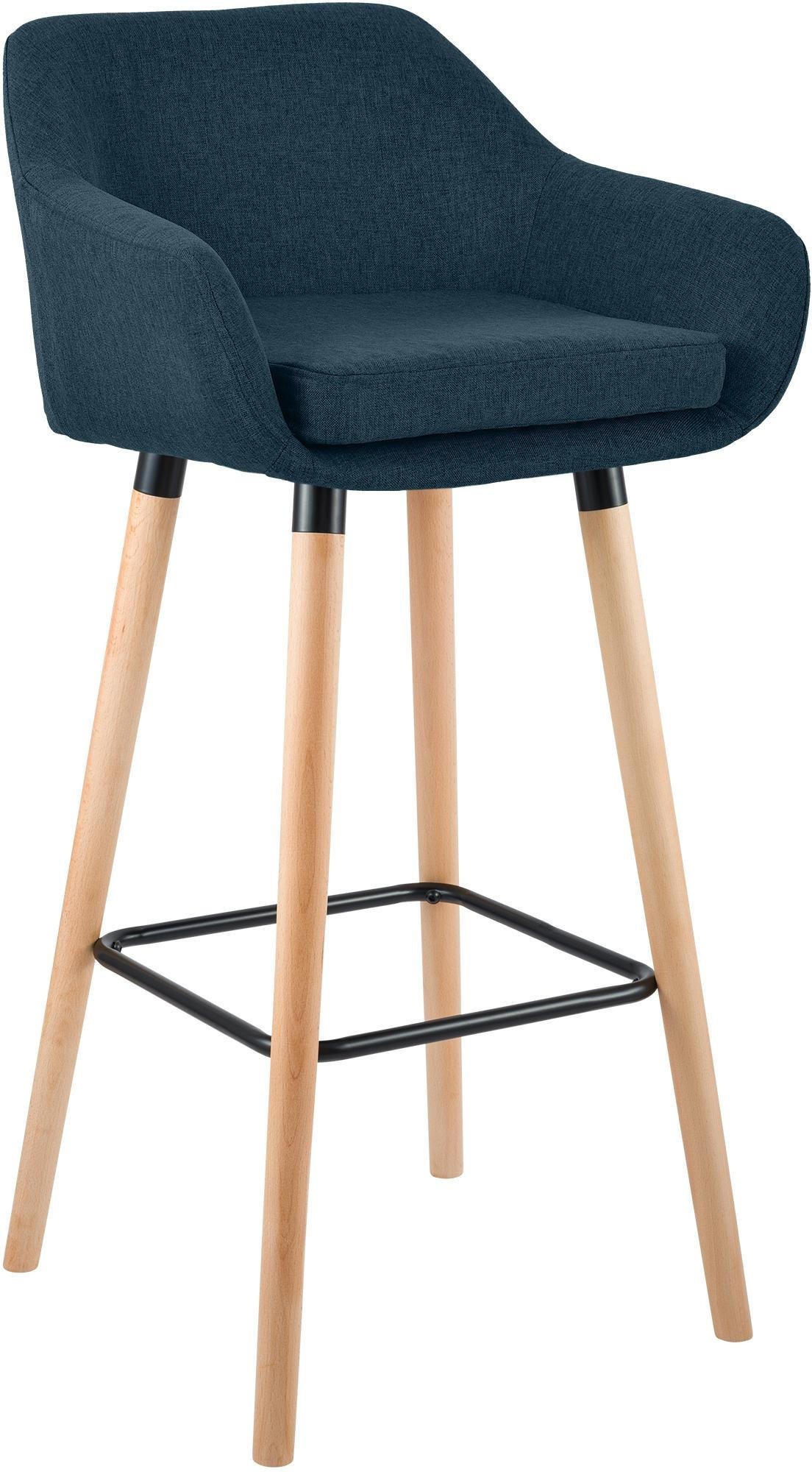 furnicato Barhocker Blau 55x99x46 cm