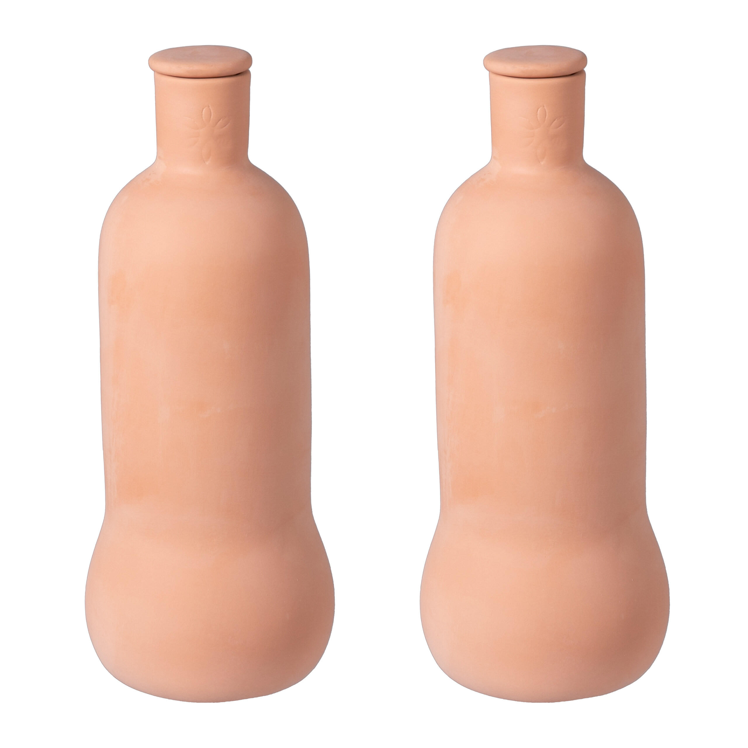 2XOLLAS - Hellbraun, Keramik (9/26/9cm) - Relaxdays