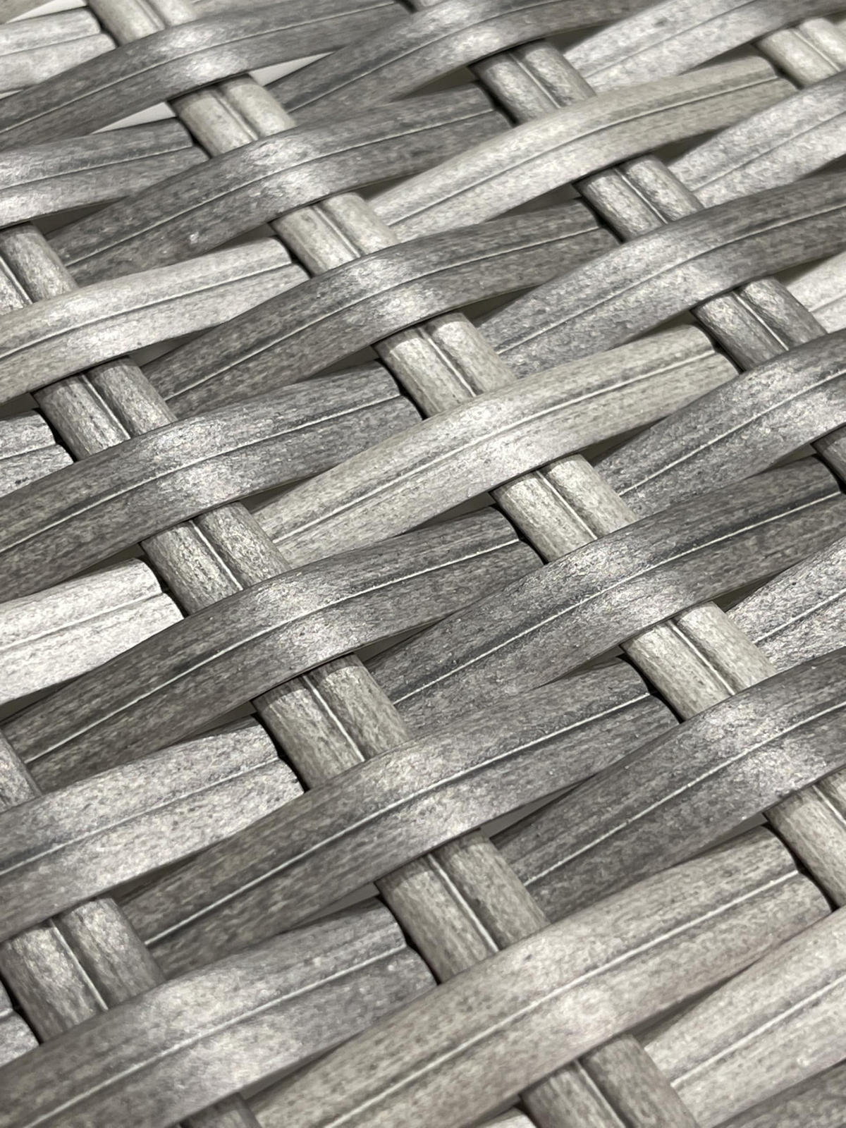 GARTENLOUNGESET Jochen 3-teilig Gartenmöbel - Grau, Kunststoff - DELUKE