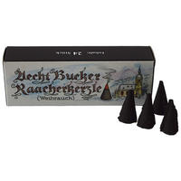 RÄUCHERKERZEN Weihrauch 24er Packung - Schwarz, Holz (4.5/2.5/12cm)