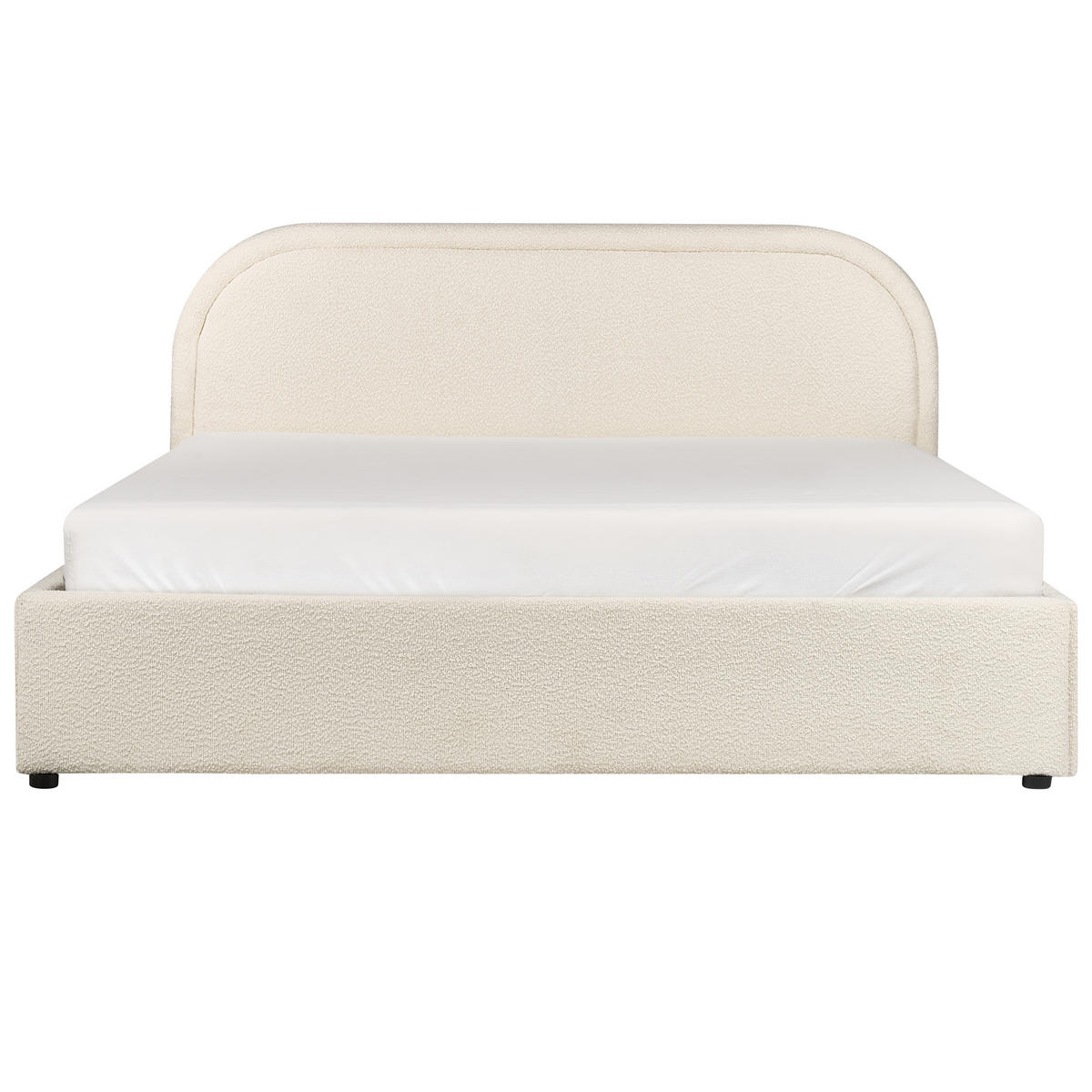 POLSTERBETT 140/200 cm Beige Quillien - Beige, Textil (140/200cm) - Beliani