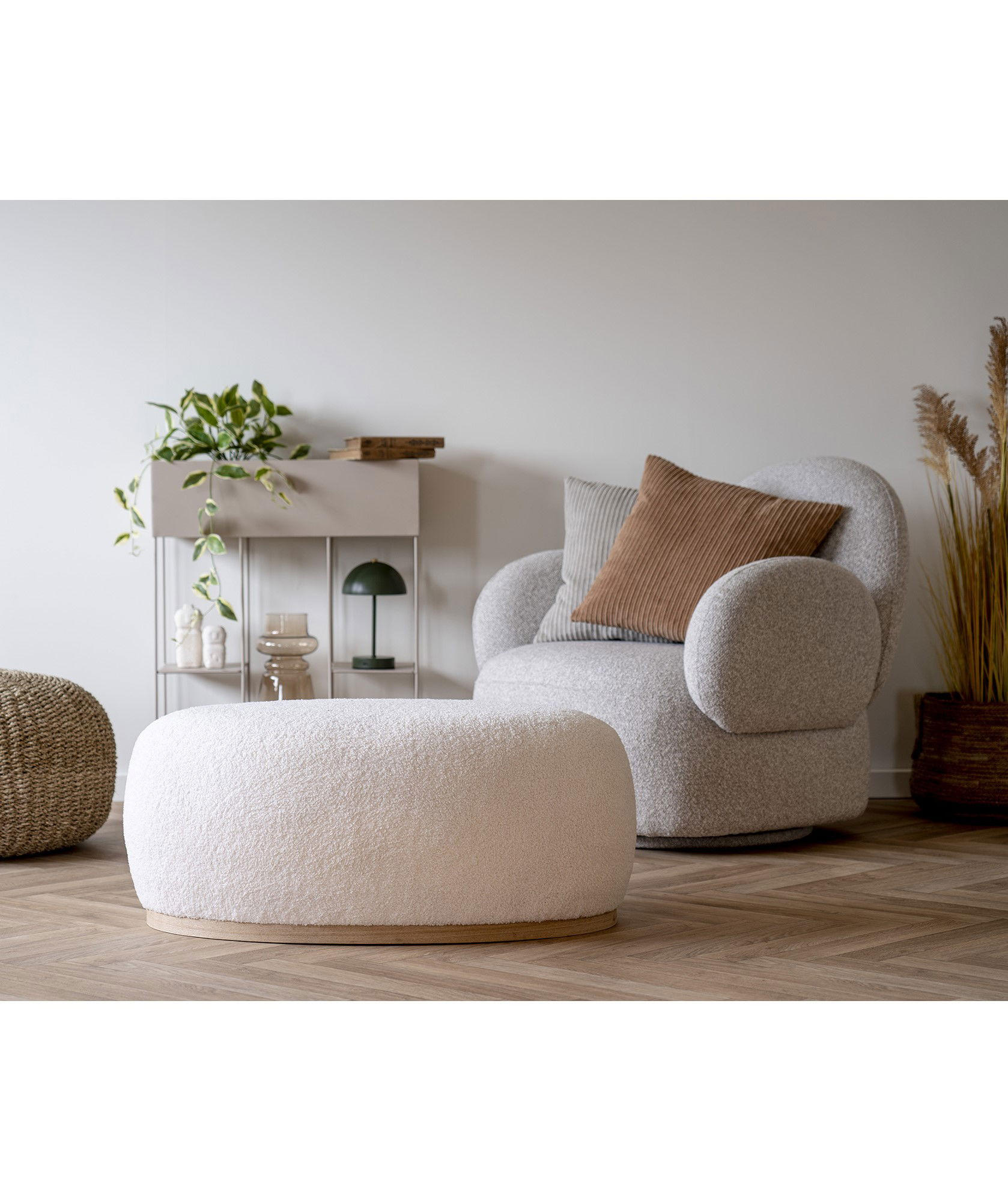 KISSEN Kobe 100% Polyester Sand - Sandfarben, Textil (45/45cm) - tinkaro