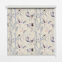 VNÚTORNÁ roleta - okenná roleta - roleta - 60x140 cm - Volavky - modrá, plast (60/140/0.5cm) - TULUP
