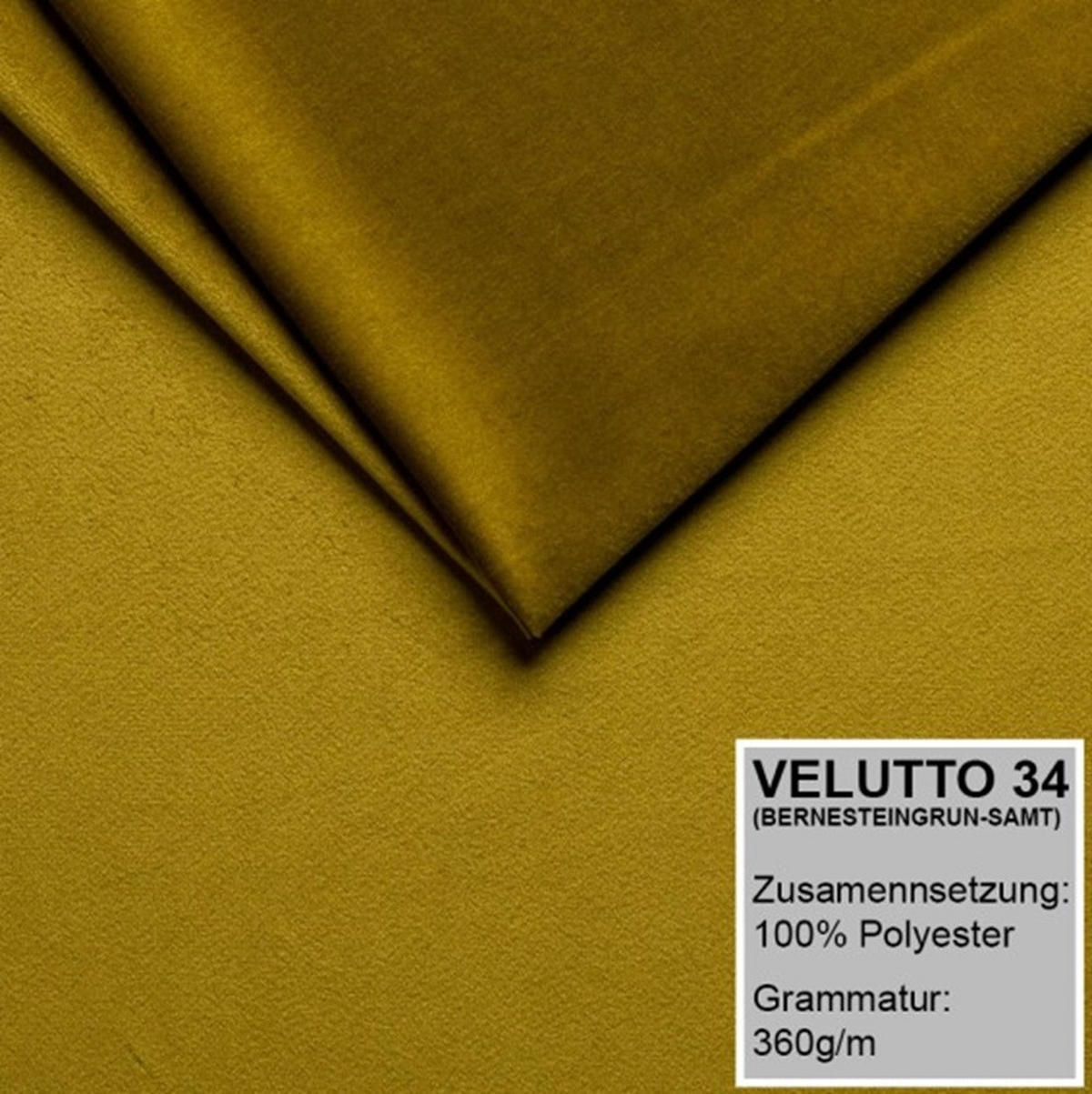 POLSTERBETT STAR 180x200 Goldfarben - Goldfarben, Textil (180/200cm) - A&J MöbelLand