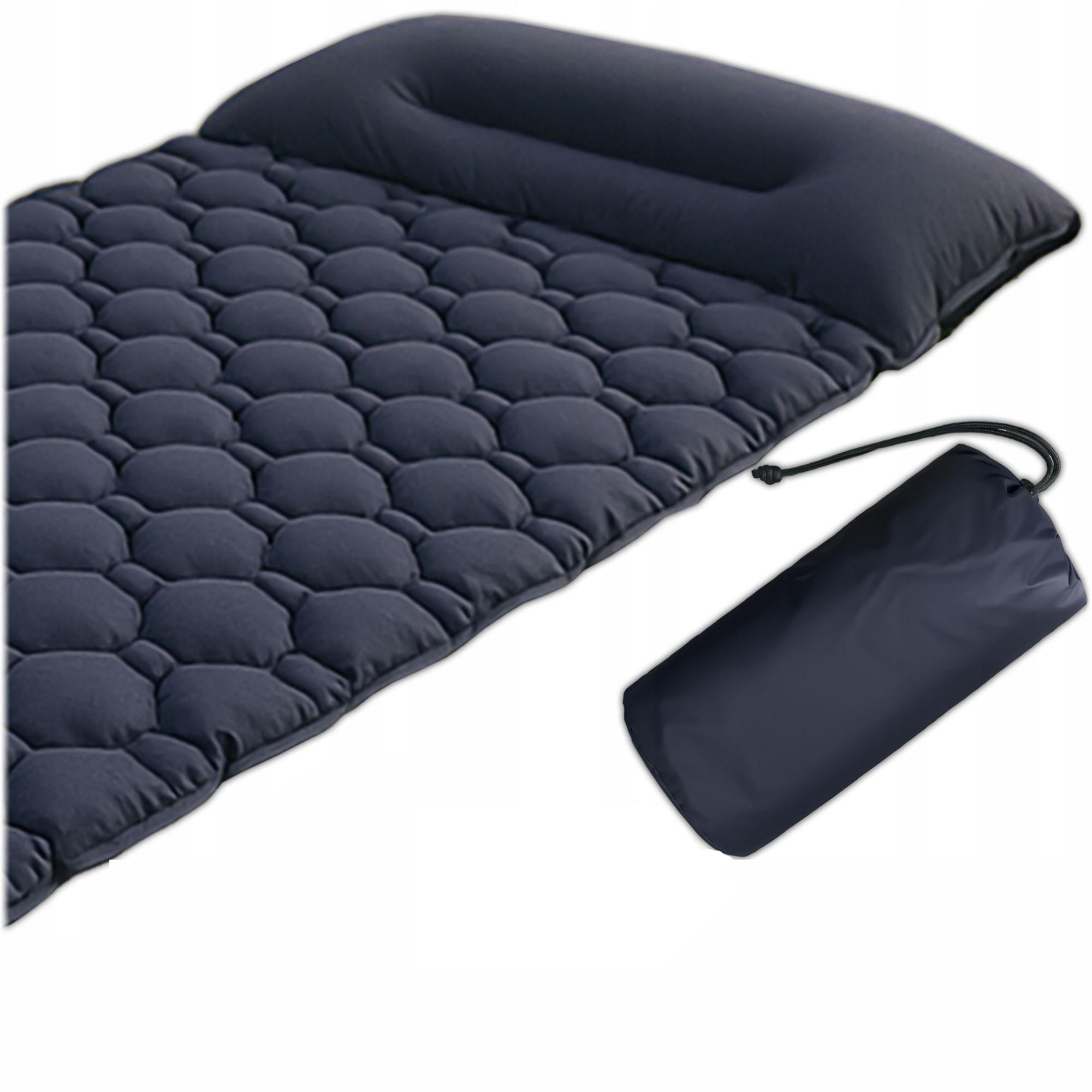 LUFTBETT Luftmatratze 190x60cm Dunkelblau - Dunkelblau, Textil