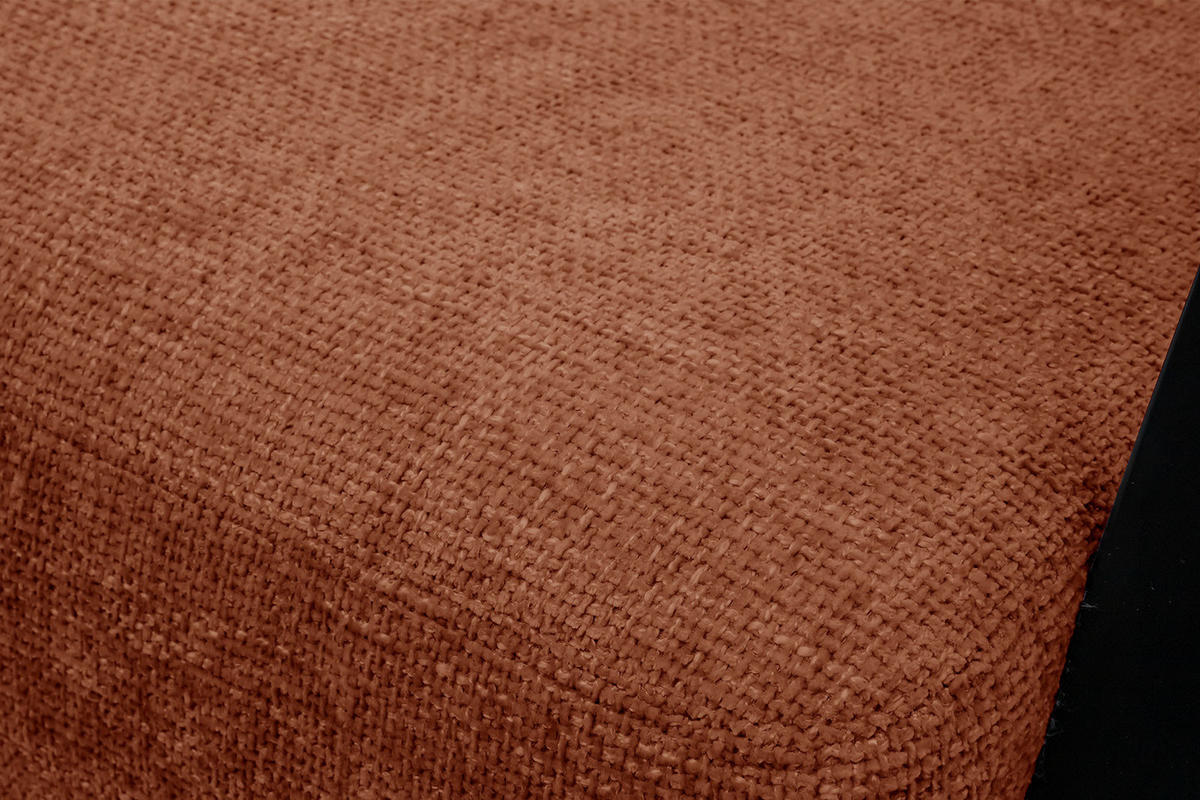 SESSEL KOBE, dunkelorange - Dunkelorange/Schwarz, Holz/Textil (72/76/90cm) - Courtois Laville