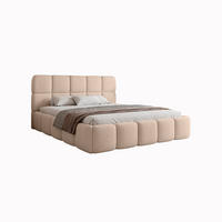 POLSTERBETT Mostar 160x200 cm, Lachs - Hellrosa, Textil (160/200cm) - Fedve