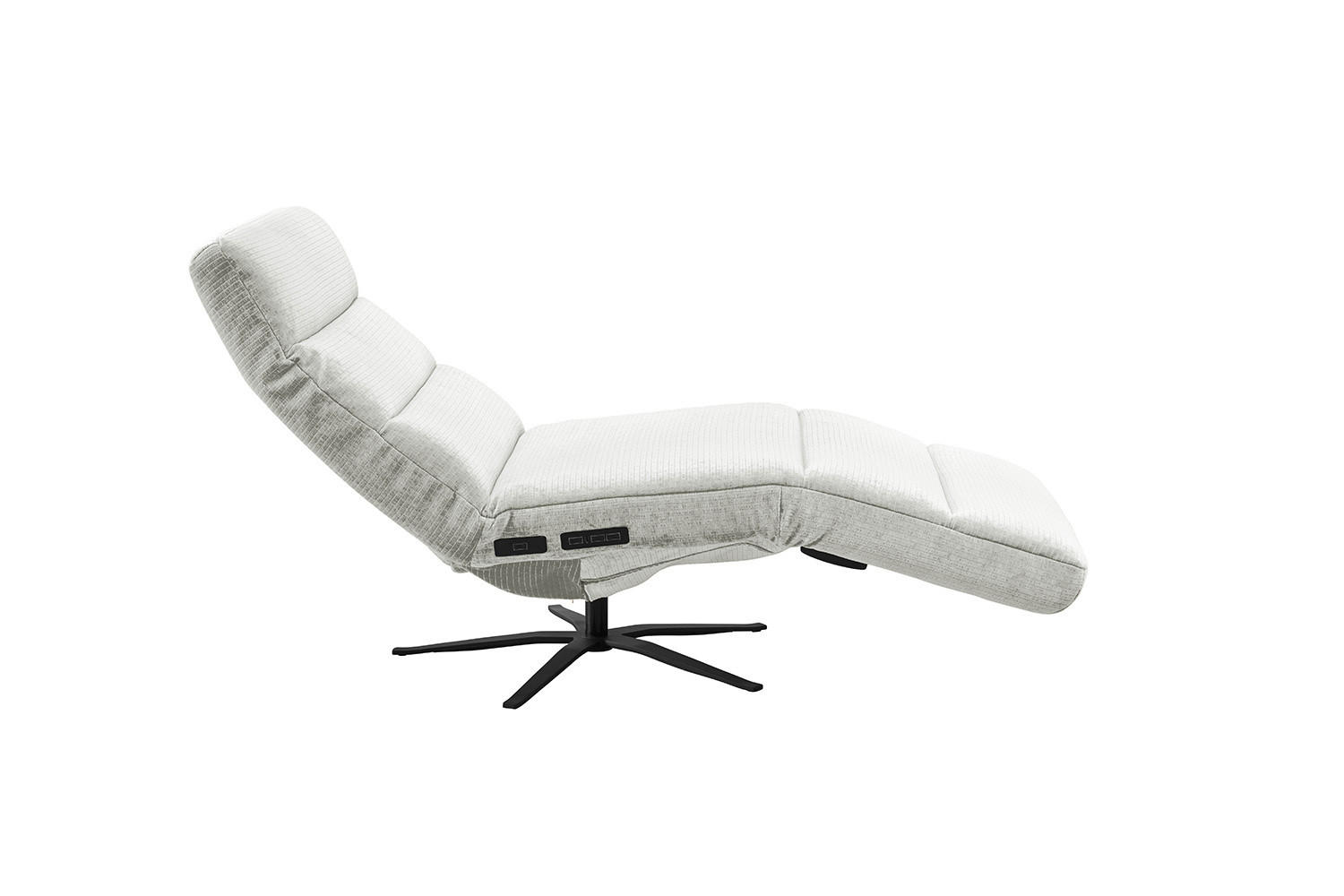 Kawola Relaxliege Weiß 82x115x156 cm