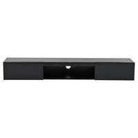LOWBOARD DE-40299 hängend, mit LED-Beleuchtung Schwarz - Schwarz, Holzwerkstoff (160/22/31cm) - ComfortXL