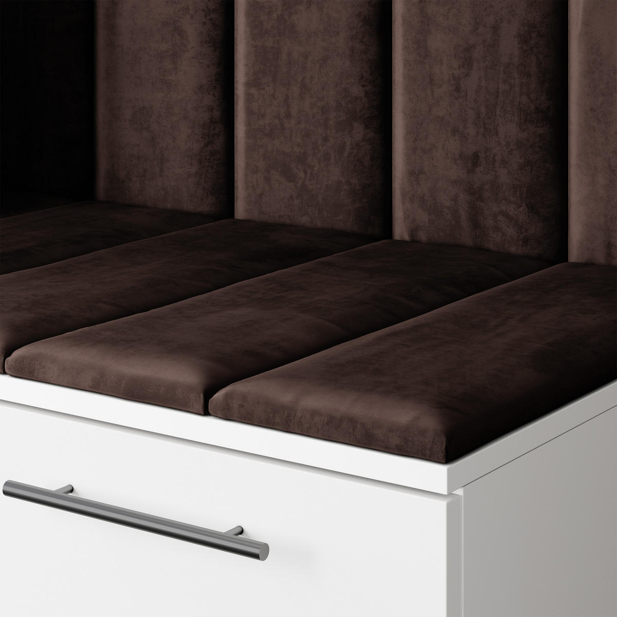 GARDEROBENSCHRANK REMA 150/240/60 cm Modern Garderobe-Set Kaschmir - Kaschmir/Braun, Holzwerkstoff (150/240/60cm) - MASSENO