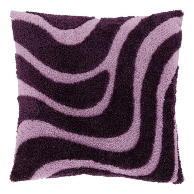 KISSEN Maud - Violett - 50/50/ cm - Multicolor, Textil (50/50cm) - Unique Living