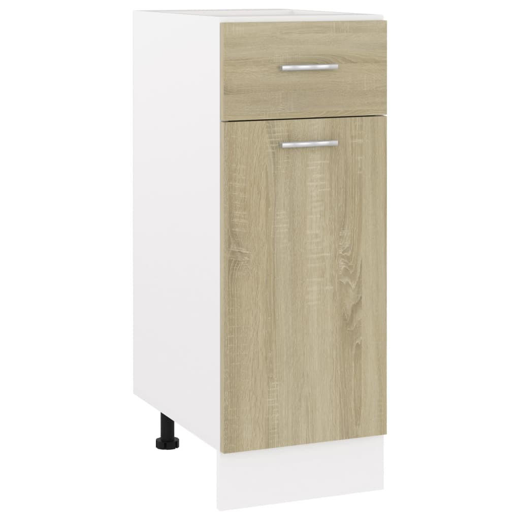 vidaXL Küchenunterschrank Sonoma Eiche 30x81.5x46 cm