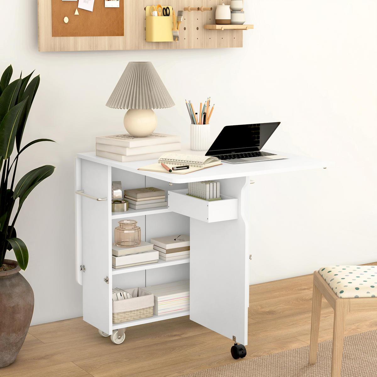 ESSTISCH Weiß 1 Stück - Weiß, Kunststoff (130/80/76.5cm) - GiPP