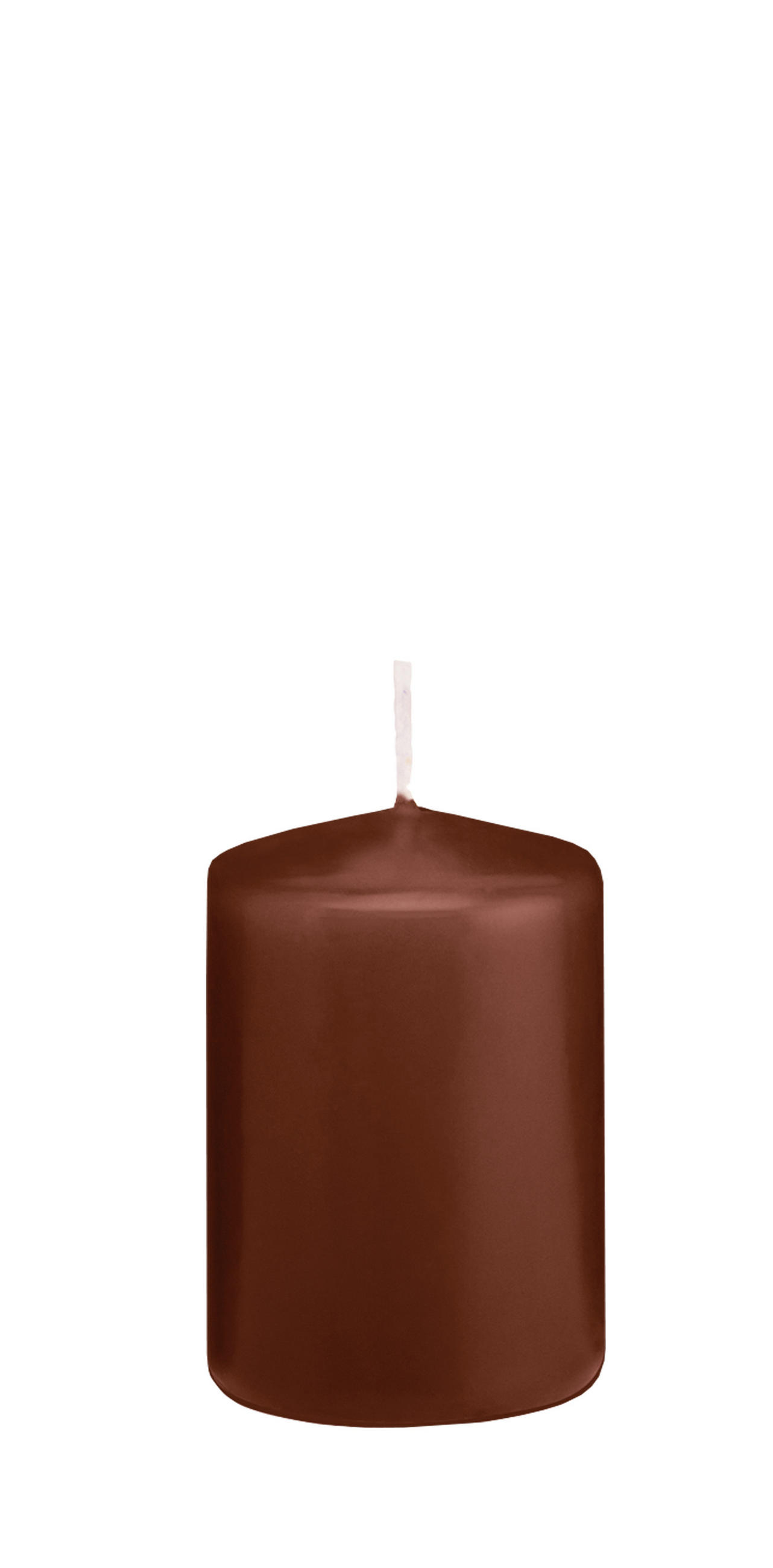 Wiedemann Kerzen Stumpenkerzen Braun 8 cm