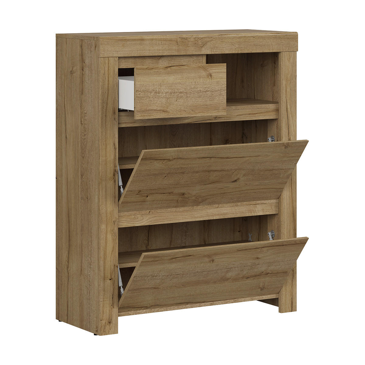 SCHUHMÖBEL Hella Holz - Braun, Holzwerkstoff (93/115/37cm) - Petits-meubles