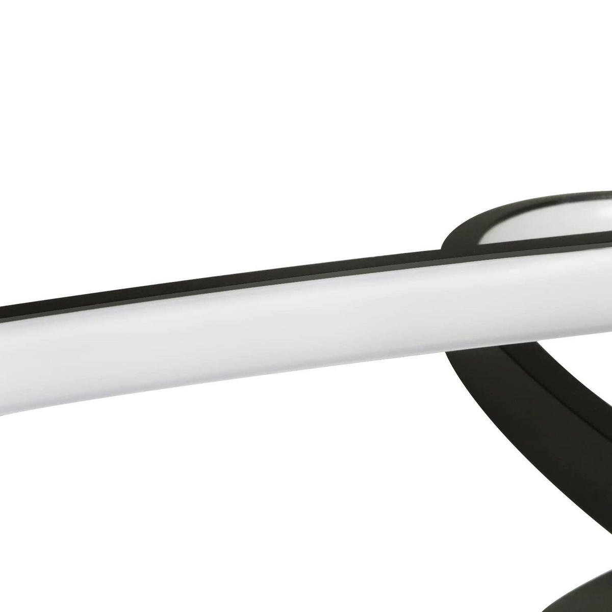 LED-DECKENLEUCHTE Brigitte 85/62/7 cm - Schwarz, Metall (62/85/7cm) - Nettlife