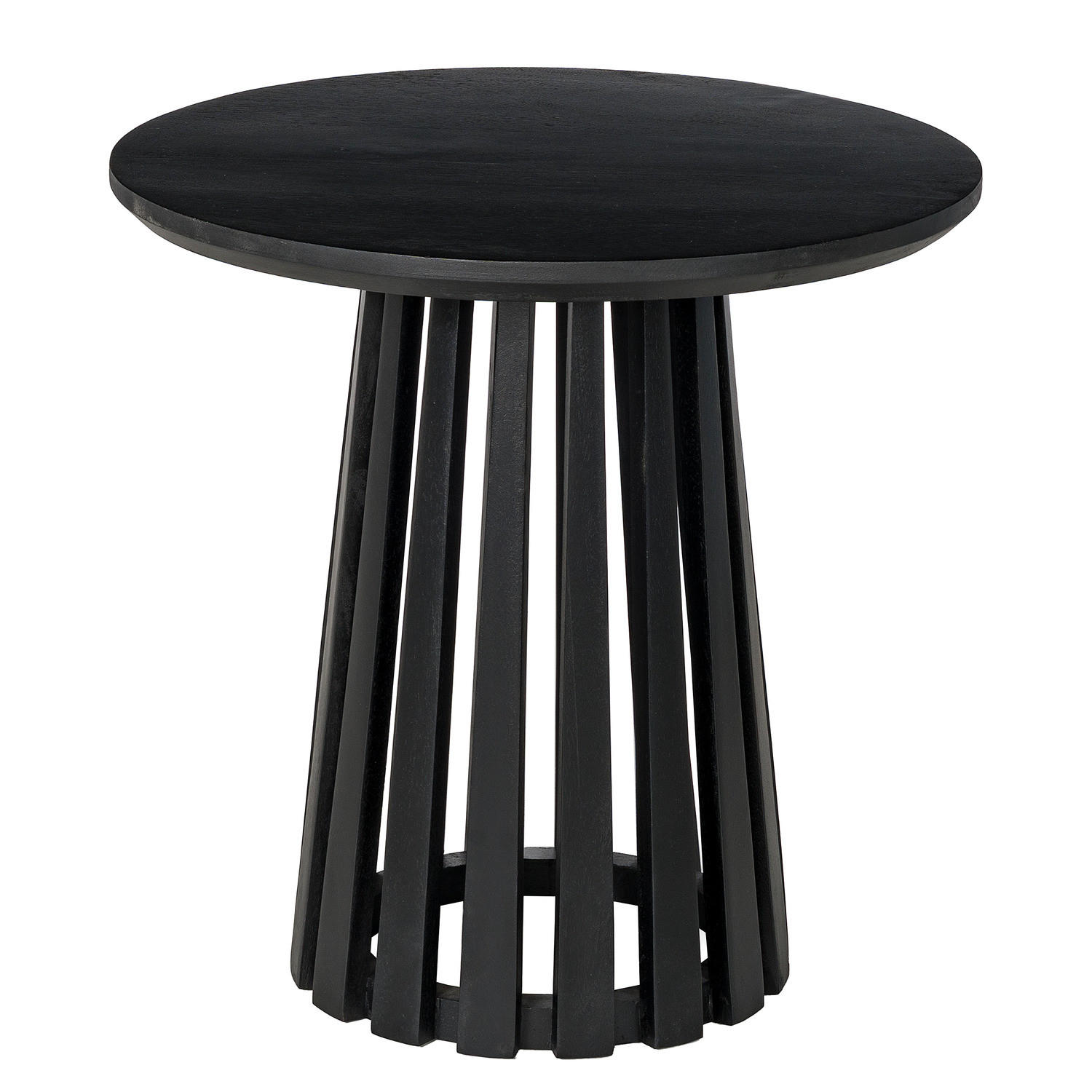 COUCHTISCH - Mango massiv - Schwarz/Braun, Holz (50/50/50cm) - home24