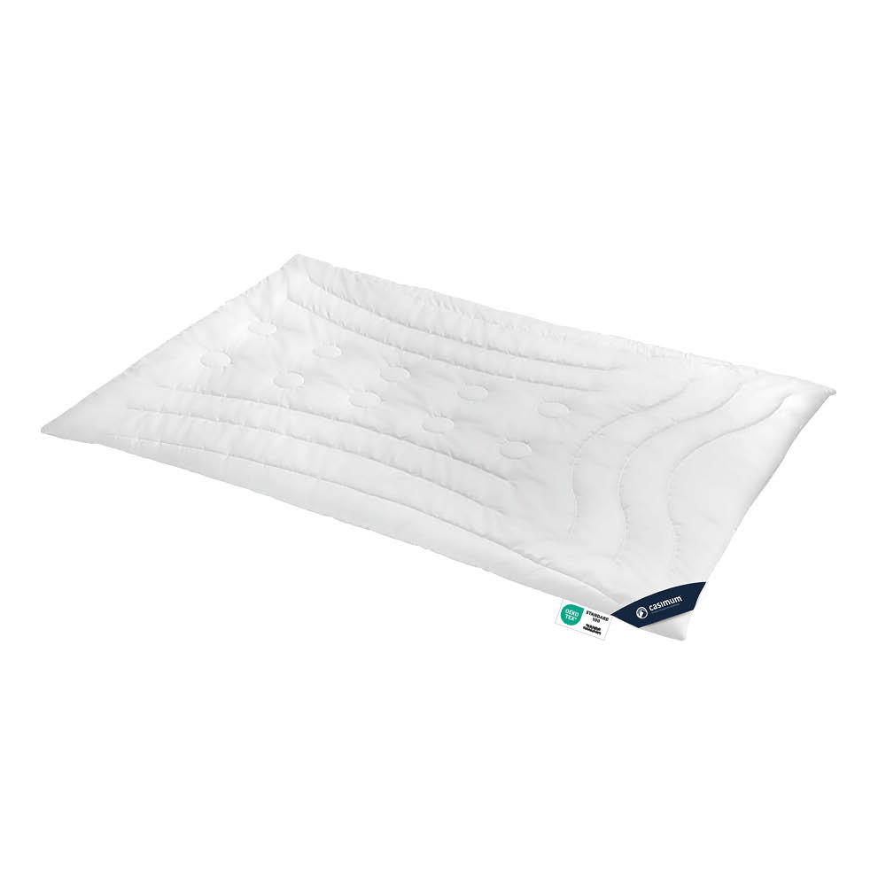 BETTDECKE, Kamelhaardecke 155x220 cm Normal, Ganzjahresdecke 100% Kamelflaumhaar - Weiß, Textil (155/220cm) - casimum