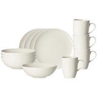 FRÜHSTÜCKSSET Casablanca weiß 12er Set - Weiß, Keramik (1/1/1cm) - Ritzenhoff Breker