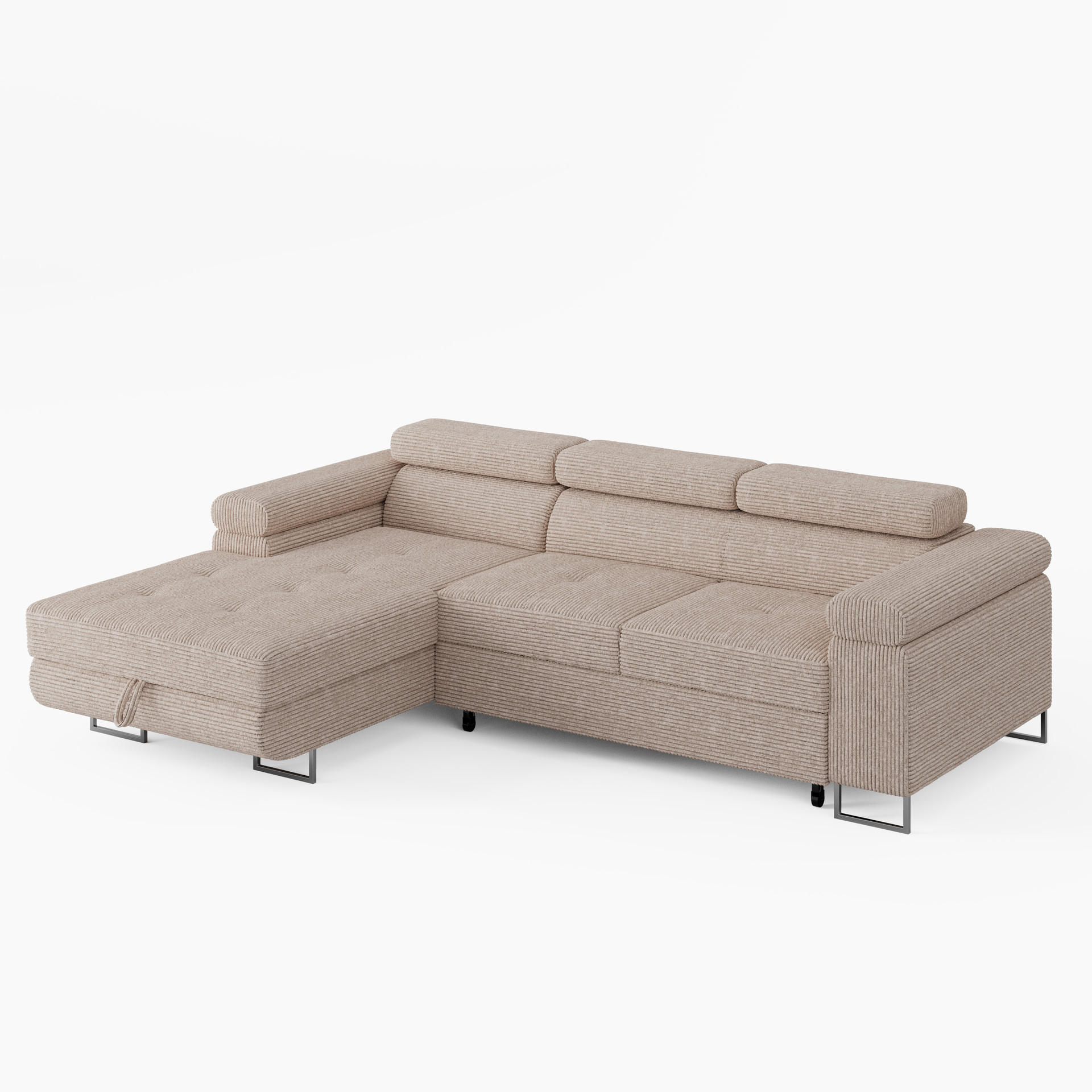 Barchello Ecksofa Beige 235x175 cm