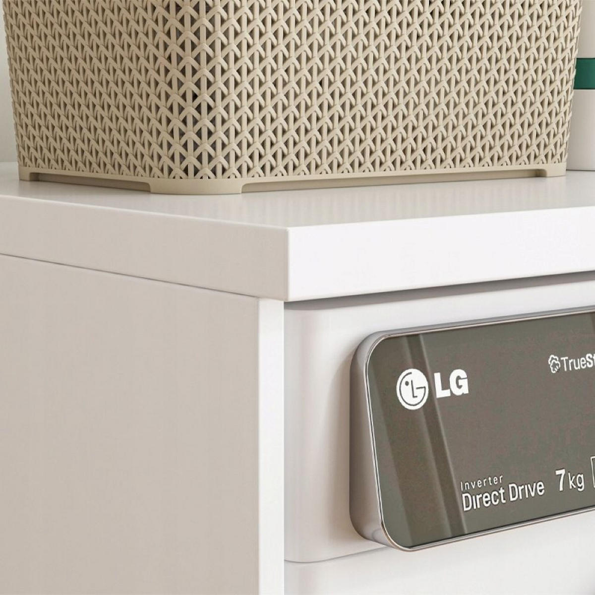 BADEZIMMERSCHRANK, weiß 64/50/98 cm - Weiß, Holzwerkstoff (95/9/54.5cm)