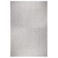 OUTDOOR-TEPPICH Floral-Design, wetterbeständig STOUR HUGH, Silber 160x230 cm - Silberfarben, Textil (160/230cm) - KADIMA DESIGN