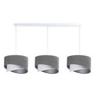 HÄNGELEUCHTE Grau 30/18 cm - Grau, Kunststoff (30/0.3/18cm) - ONZENO