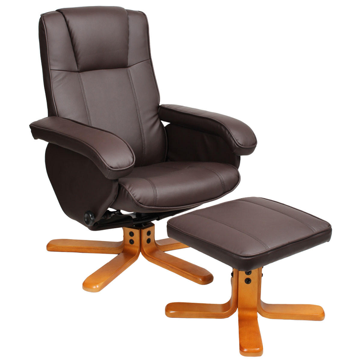 RELAXSESSEL CHARLES Kunstleder Braun - Braun, Textil (75/95/68cm) - SVITA