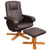 RELAXSESSEL CHARLES Kunstleder Braun - Braun, Textil (75/95/68cm) - SVITA