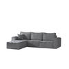 ECKSOFA Sande In Alpine - Anthrazit, Holzwerkstoff/Textil (292/192cm) - Fun Möbel
