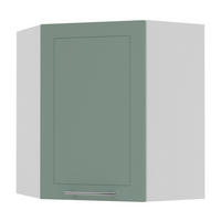 KÜCHENHÄNGESCHRANK Kvantum W10/60 Mint Matt / Weiß Matt 60 / 60 / 72cm - Weiß/Mintgrün, Holz/Holzwerkstoff (60/72/60cm) - Feldmann-Wohnen