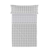 BETTWÄSCHE 2er-Set teiliges vichy 160x270 cm grau - Grau, Textil (160/270cm) - Happy Friday