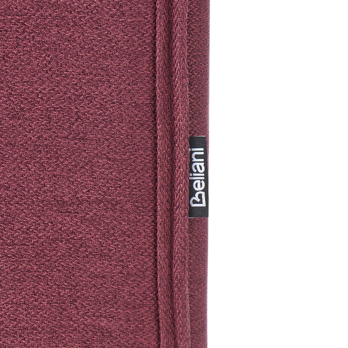 ESSZIMMERBANK 2-Sitzer Stoff Dunkelrot Torsby - Dunkelrot, Textil (154/106/63cm) - Beliani