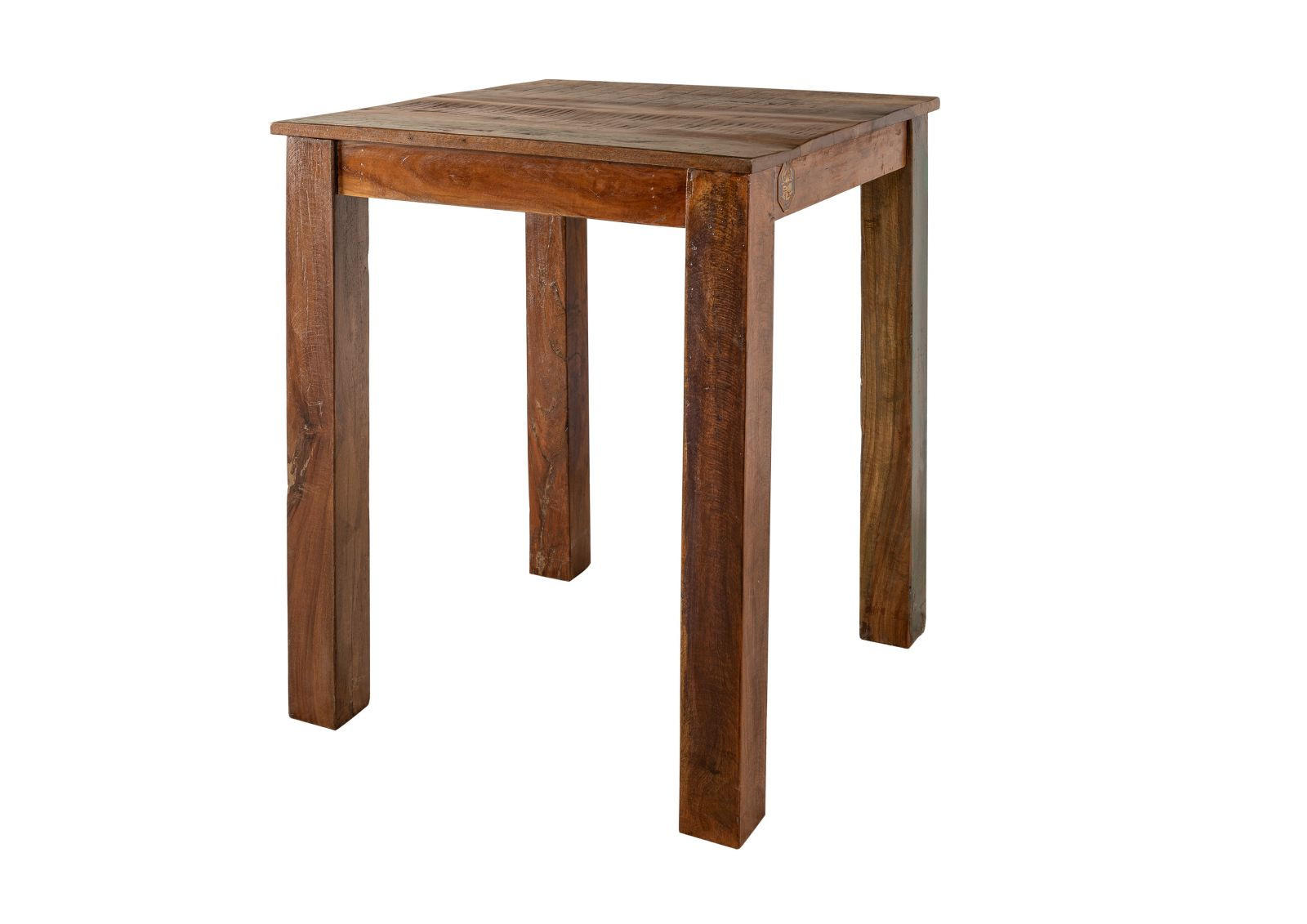 ESSTISCH Altholz 60x60x76 mehrfarbig lackiert NATURE OF SPIRIT #123 - Multicolor, Holz (60/60/76cm) - Massivmoebel24