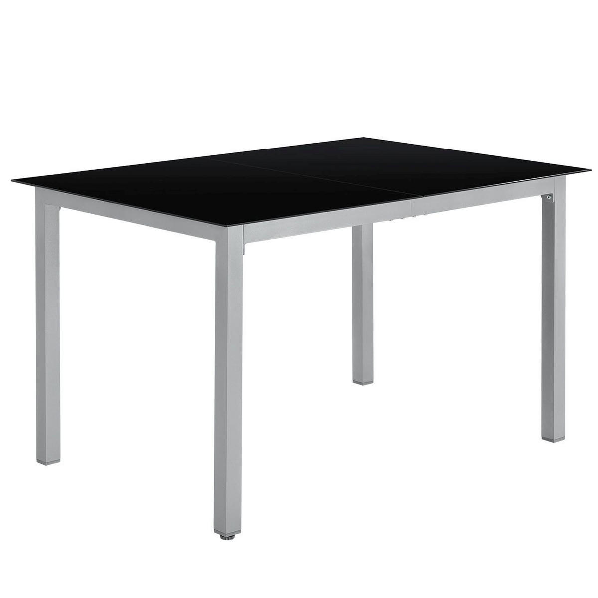 GARTENGARNITUR Milano 7-tlg. - Silberfarben, Metall - Juskys