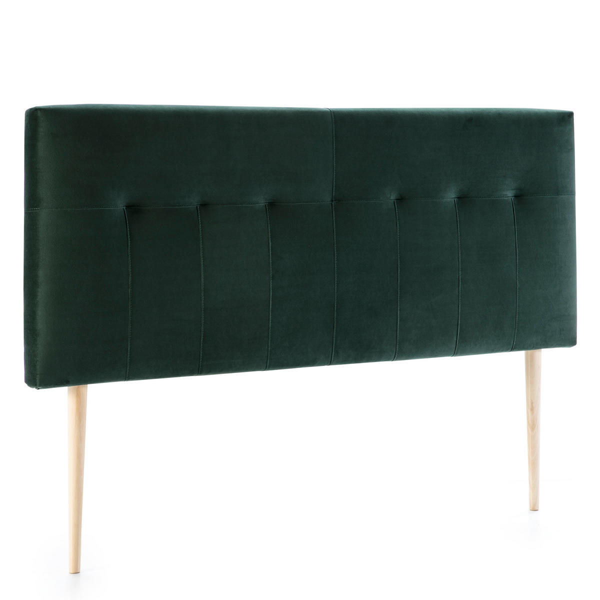 KOPFTEIL 160x100 cm Napoles Grün - Grün, Textil (8/100/160cm) - VS Venta-stock
