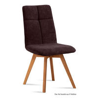 ESSZIMMERSTUHL (8er-Set) Dimut 47x92x60 Eiche geölt/Espresso - Eichefarben/Dunkelbraun, Kunststoff (60/92/47cm) - 58aufmkessel