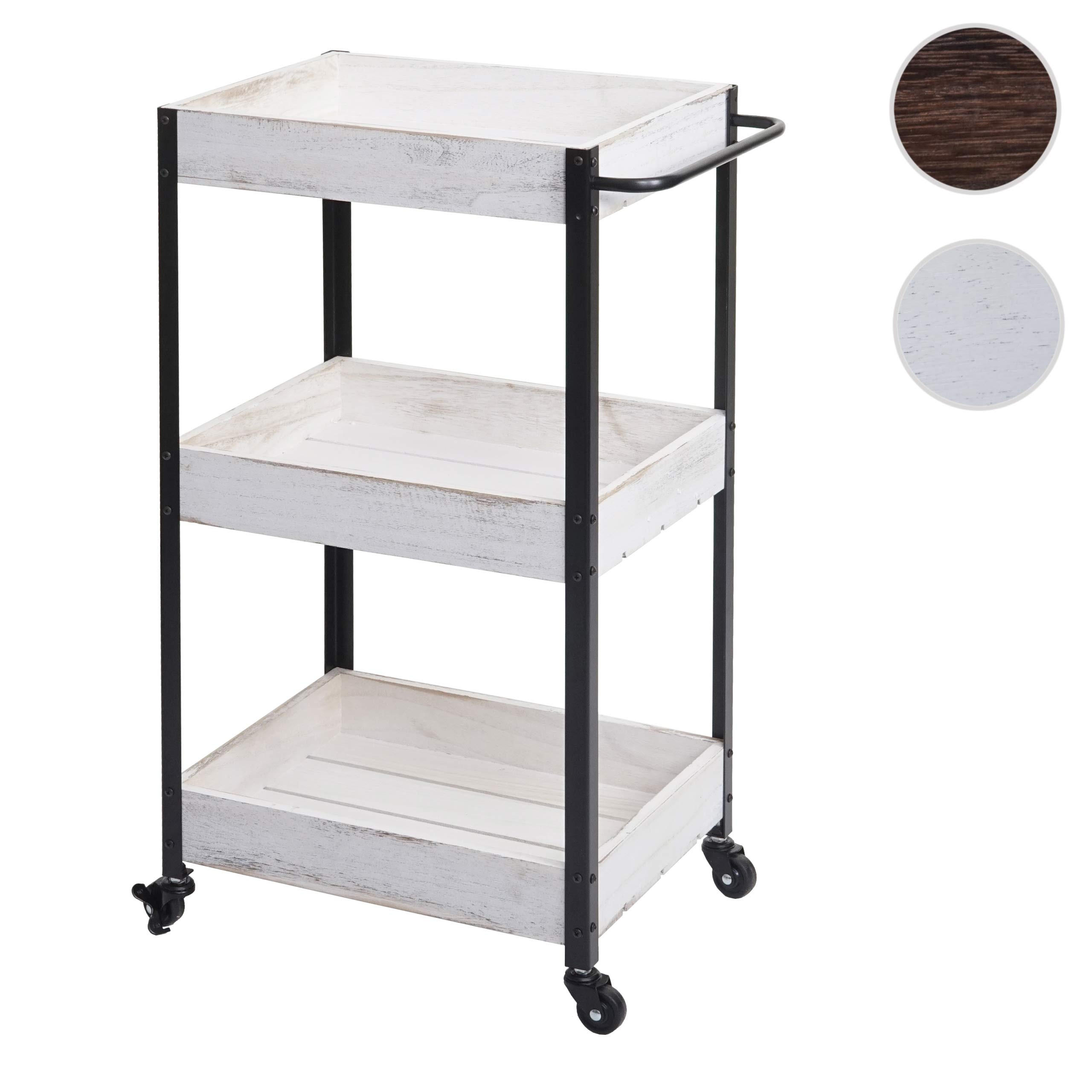 SERVIERWAGEN Weiß - Weiß, Holz (47/79/31cm) - MCW