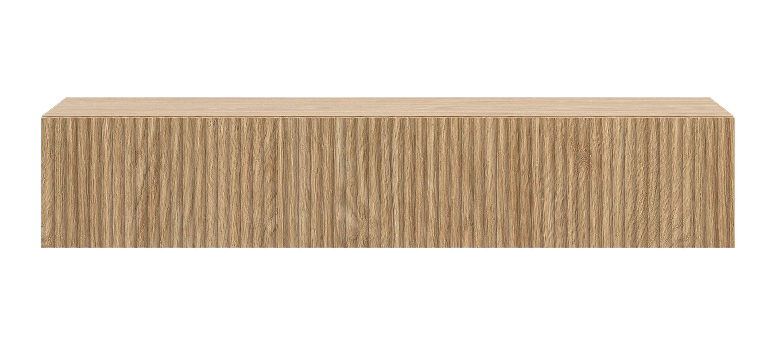 HÄNGEKONSOLE Nolie Eichenholzoptik mit Schublade 90 cm - Eichefarben, Holzwerkstoff (90/17/35.6cm) - Selsey
