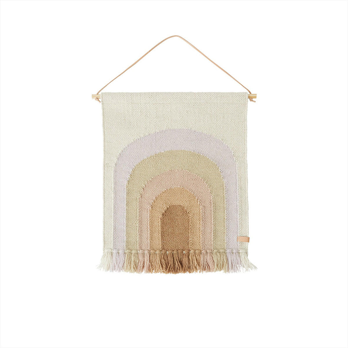 MINI DEKO-WANDTEPPICH Follow The Rainbow 69 cm - Multicolor, Textil (1/55cm) - OYOY Living Design