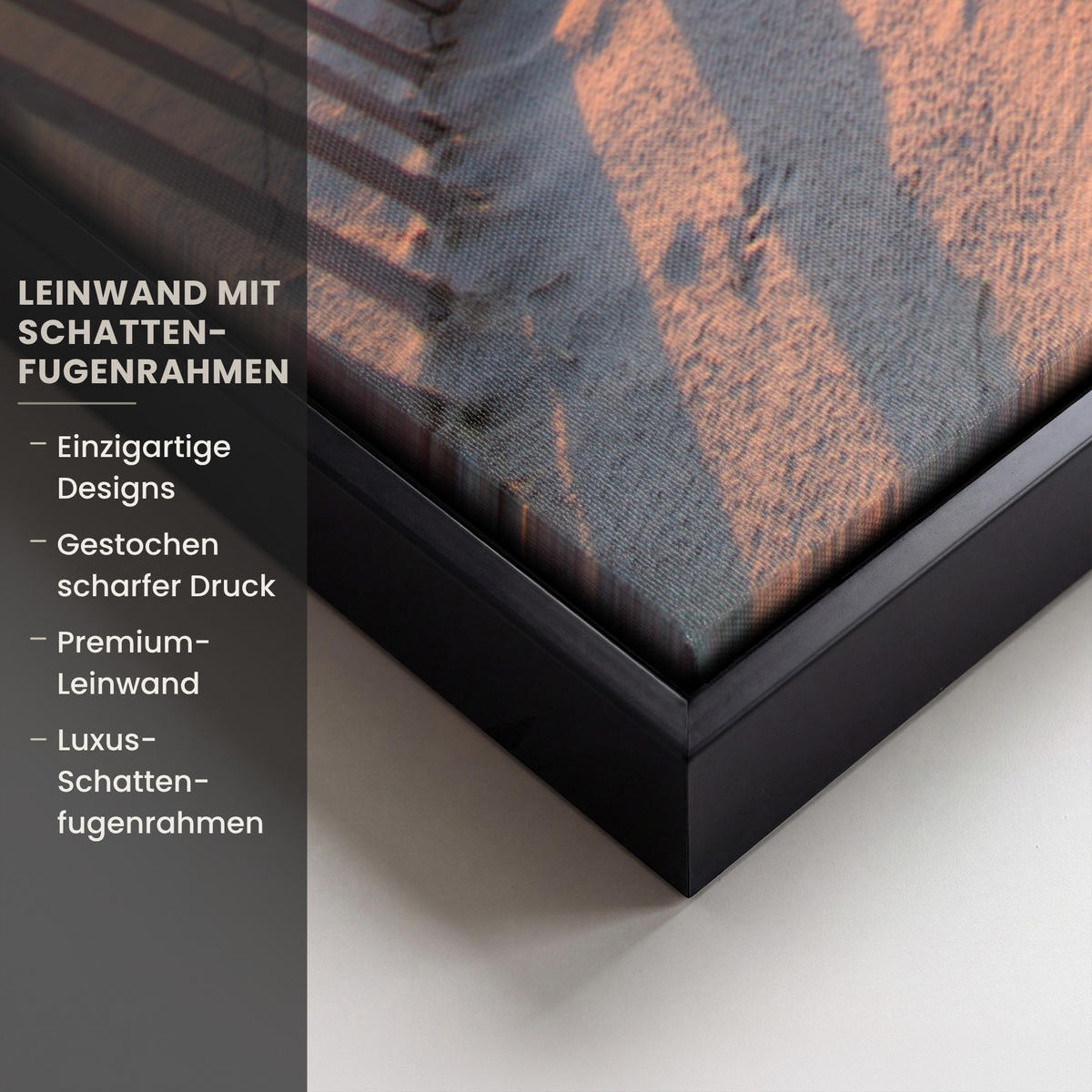 LEINWAND Bilder mit Rahmen - Strand - Meer - Düne - Sonnenuntergang - Landschaft - 40x60 - Beige, Textil (40/60cm) - MuchoWow