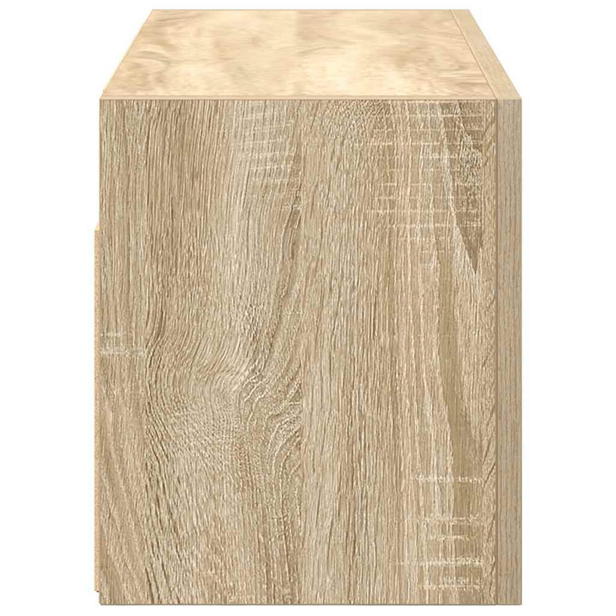 BAD-WANDSCHRANK Sonoma-Eiche 60/25/30 Cm Holzwerkstoff - Hellbraun, Holzwerkstoff (25/30/60cm) - vidaXL