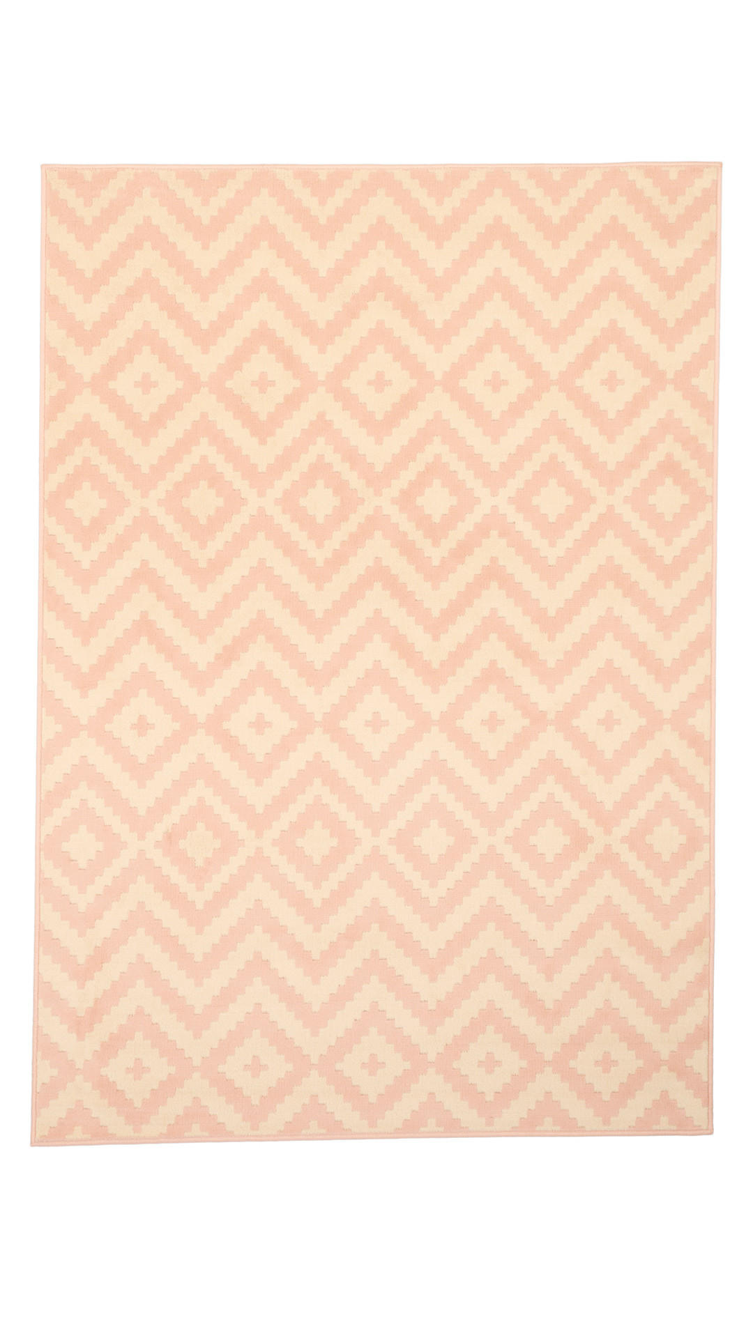 TEPPICH MODERN TRENDLINE RAUTEN - Rosa, Textil (80/150cm) - Pergamon